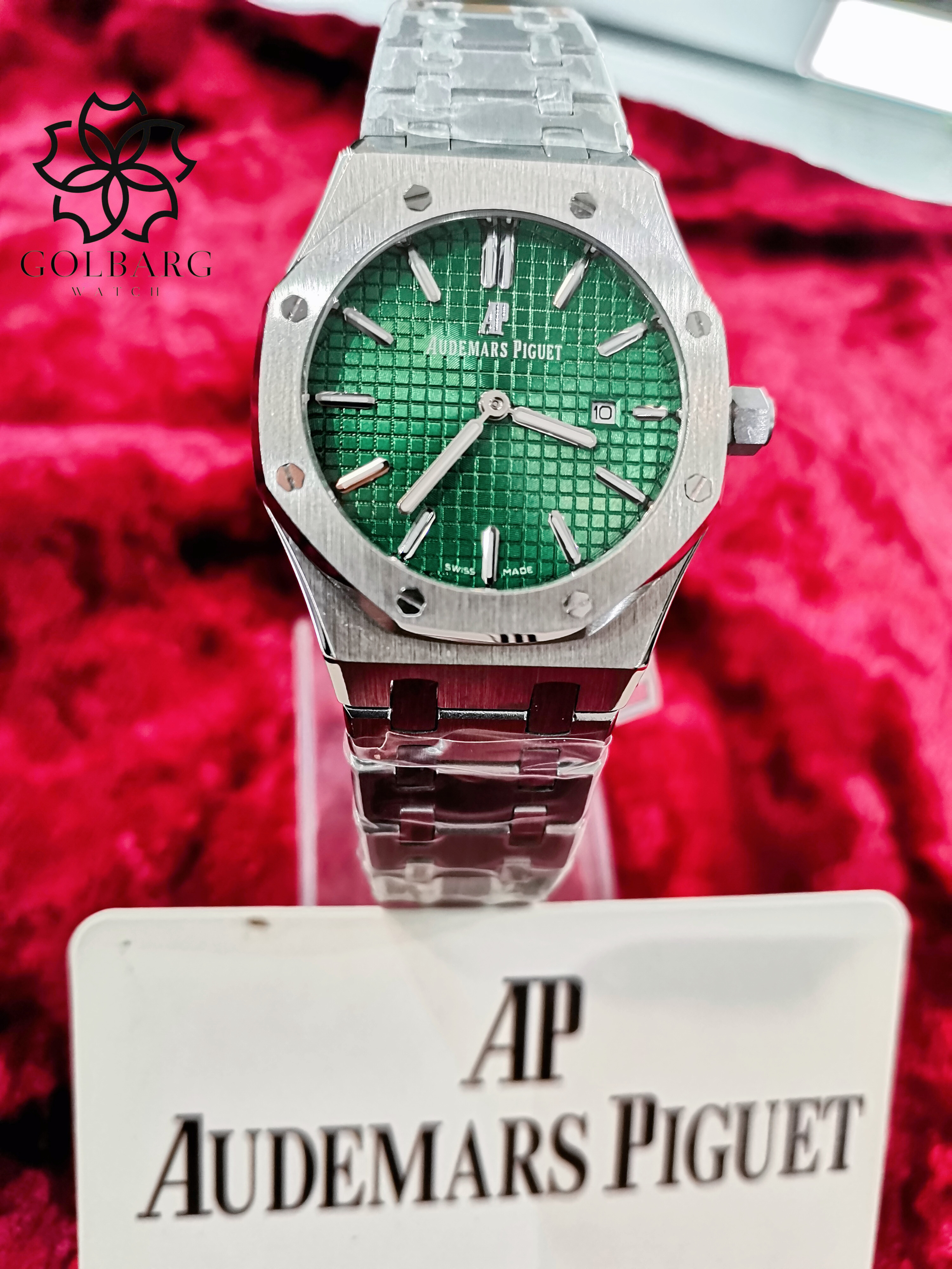 ساعت Audemars Piguet Royal Oak صفحه سبز استیل