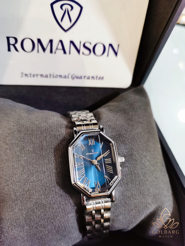 ساعت زنانه رومنسون Romanson با صفحه سرمهای و بند استیل | کیفیت مستر