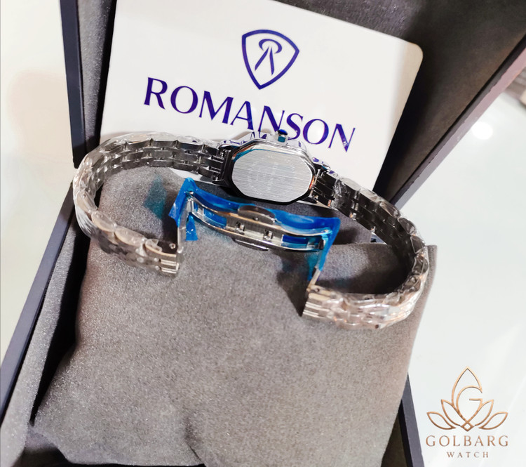 ساعت زنانه رومنسون Romanson با صفحه سرمهای و بند استیل | کیفیت مستر