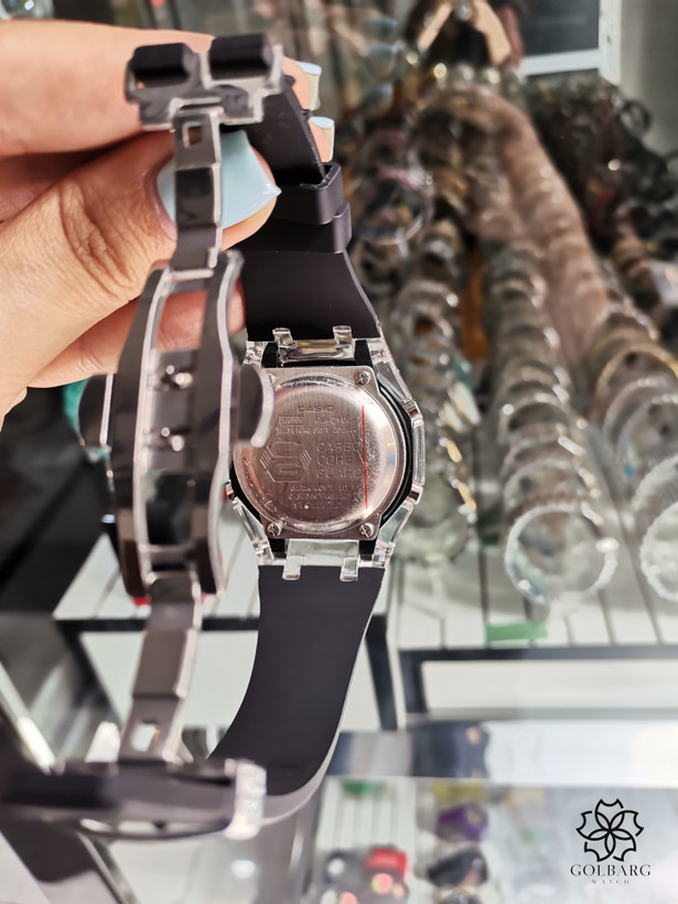 ساعت G-SHOCK کاسیو مدل 5611 طرح GA-2100 شفاف رینبو