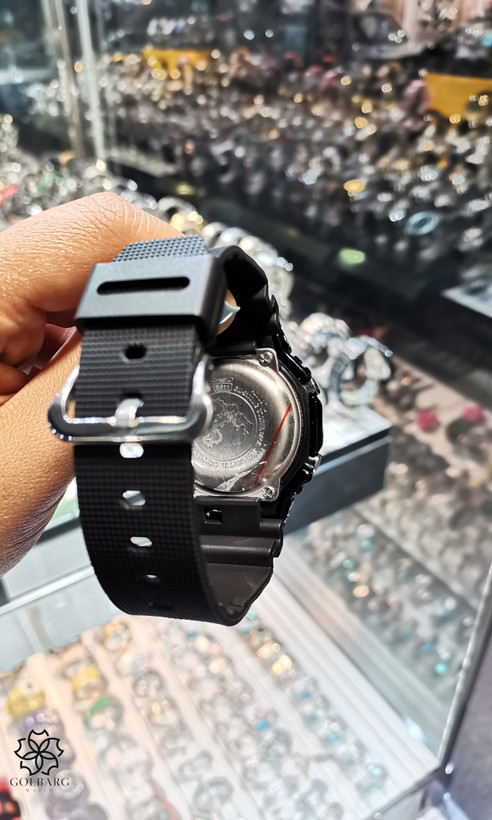 ساعت مچی مردانه G-SHOCK عقربهای دیجیتال مشکی قرمز | بند رابر