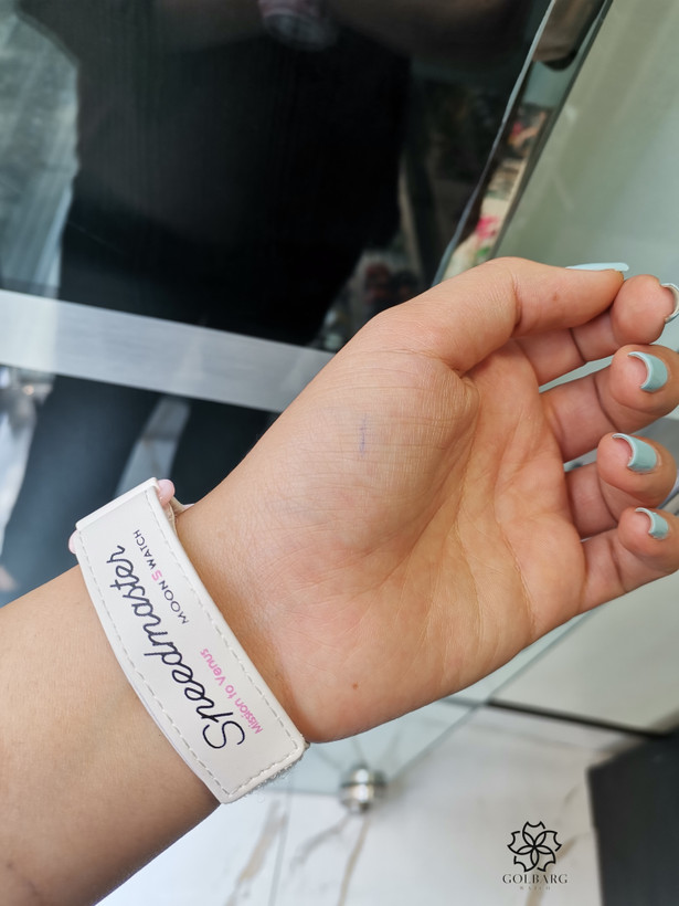 ساعت مچی زنانه طرح OMEGA Swatch Mission to Venus کرنوگراف صورتی